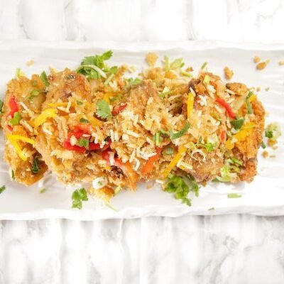 14. Crispy Garlic Butter Wings