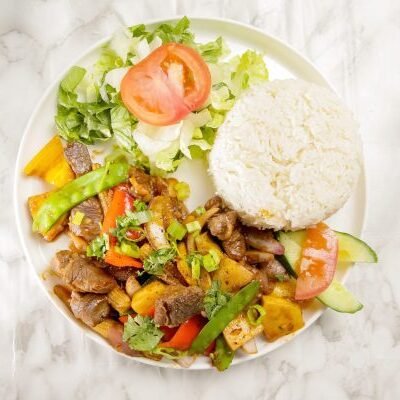 25. Shaking Beef with Rice